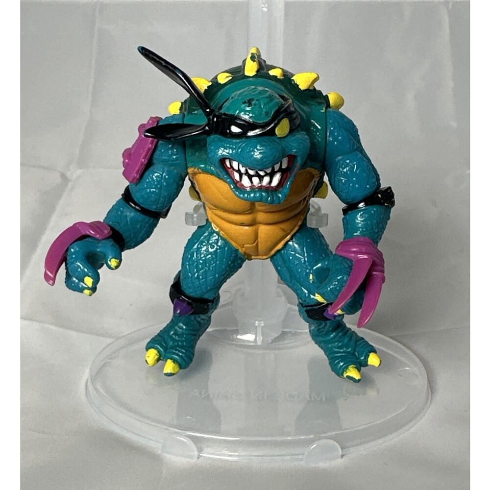 Playmates Toys 1990 TMNT Ninja Turtles Slash Evil Turtle Dimension Figure